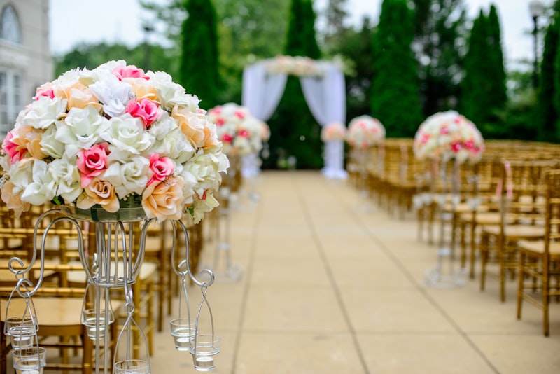 A ceremony set up and ready, exactly as planned
